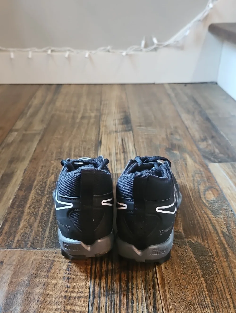 Nike Kids Black and Gray Alpha Menace 3‎ Shark Football Cleats